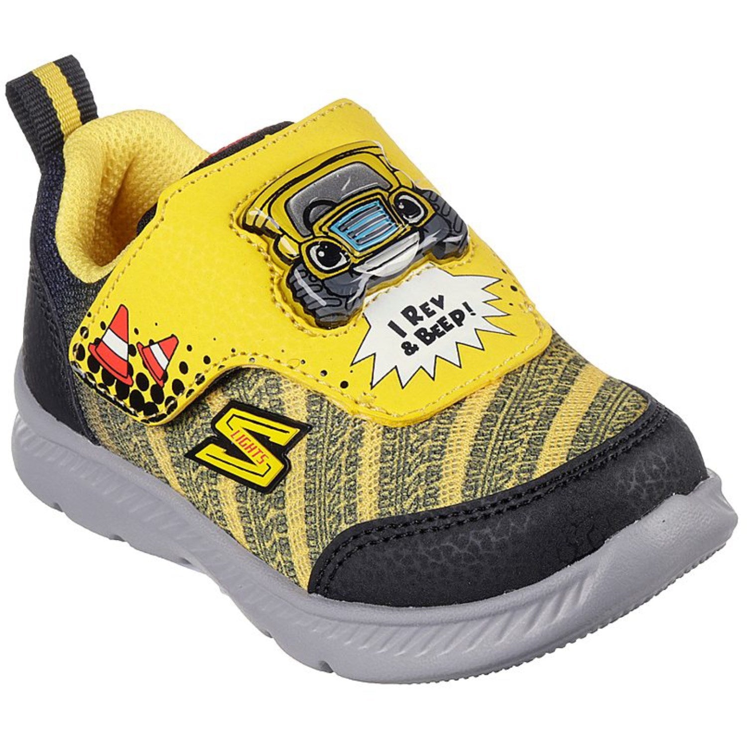 Skechers Boys Comfy Flex 2,0 Sneakers Yellow Black - Str. 25