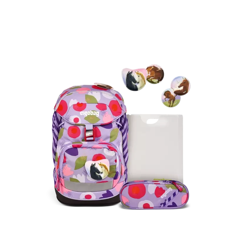 Ergobag Skoletaske Prime Flower PowBear