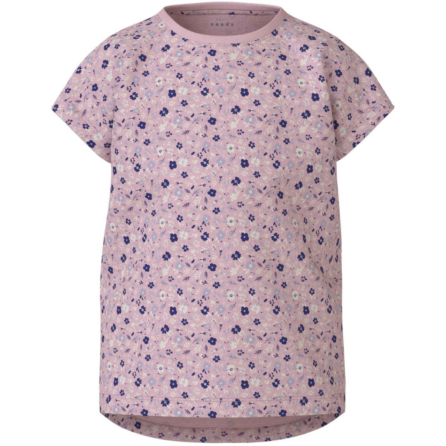 Name It Parfait Pink Small Flowers Vigga T-Shirt - Str. 110