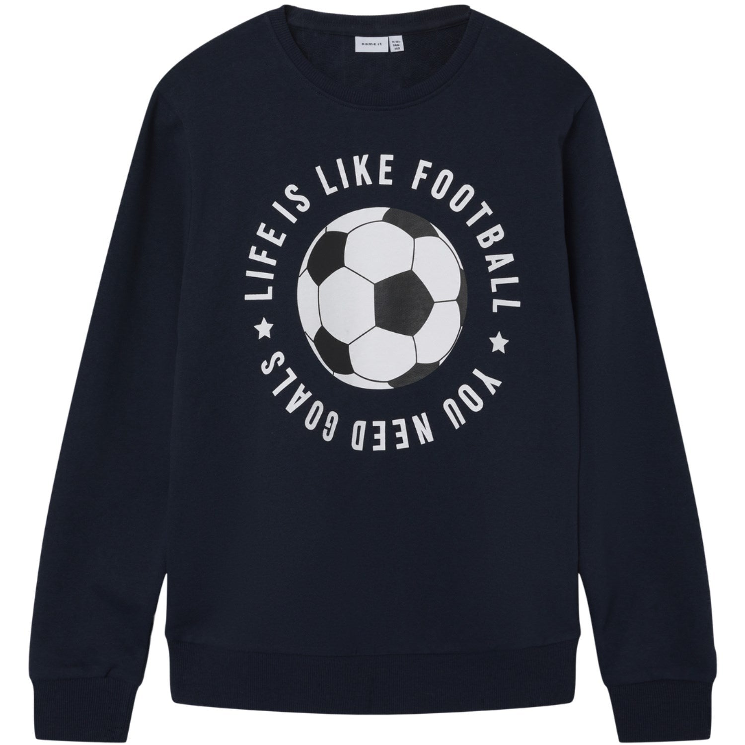 Name It Dark Sapphire Jefootball Sweatshirt - Str. 134/140