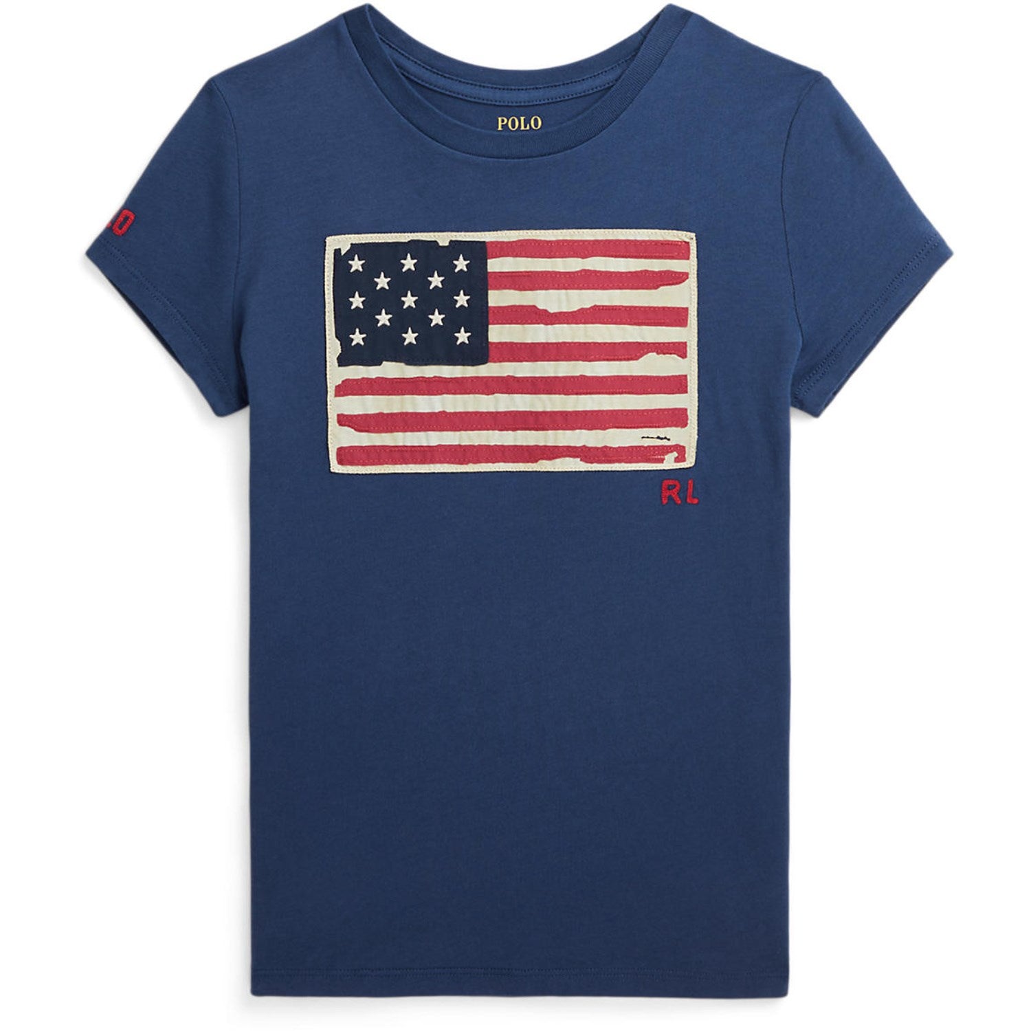 Polo Ralph Lauren Rustic Navy T-Shirt - Str. S/7 år