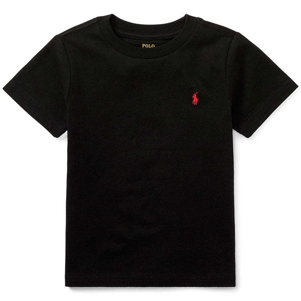 Polo Ralph Lauren Boy Short Sleeved T-shirt Black - Str. 2 år