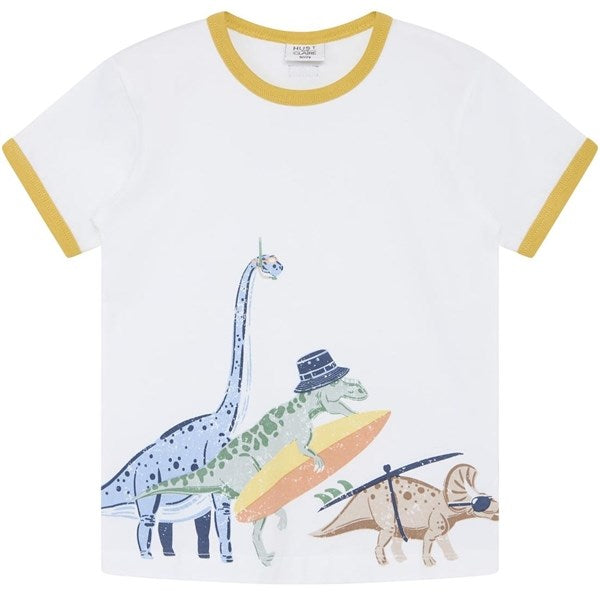 Hust & Claire Mini White Asge T-shirt - Str. 104