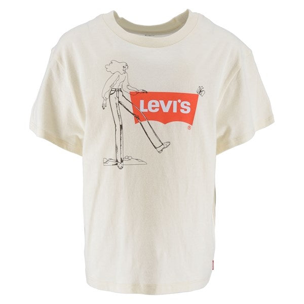 Levi's Oversized Graphic T-Shirt Antique White - Str. 10 år