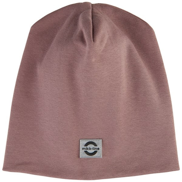 Mikk-Line Beanie Bomuld Twilight Mauve - Str. 134-140