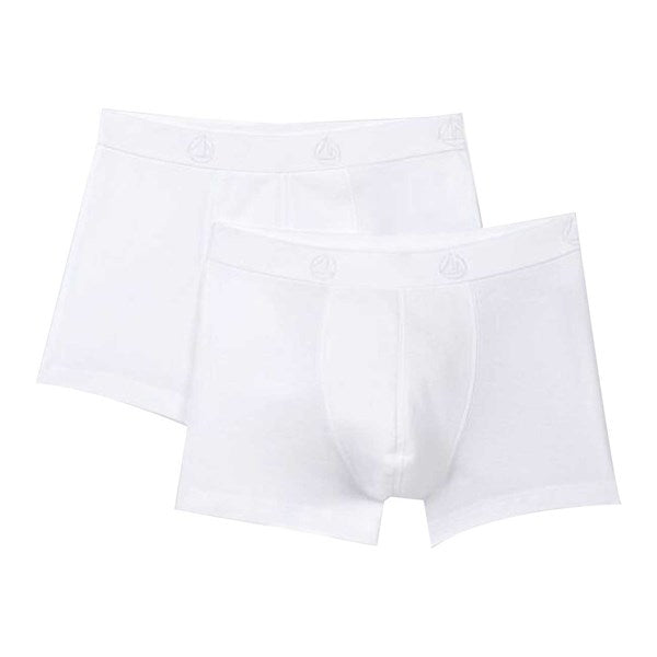 Petit Bateau Boxershorts 2-pak White - Str. 5 år/108 cm