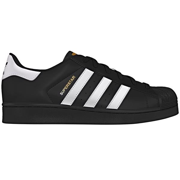 adidas Originals Superstar Sneakers Black/White - Str. 19