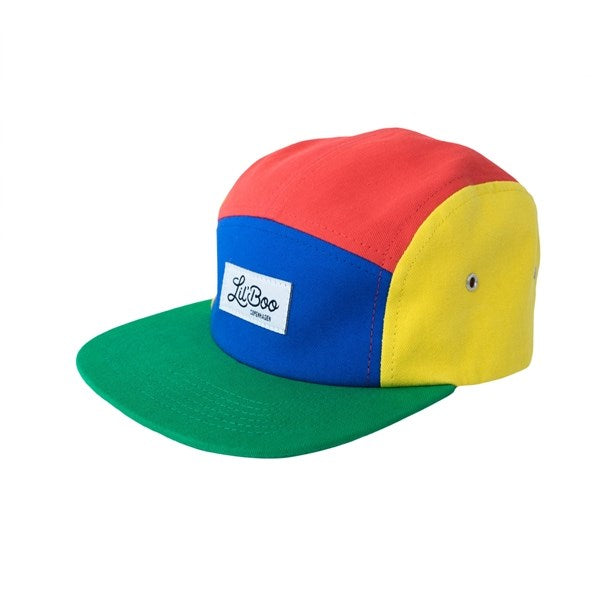 Lil' Boo Block5-Panel Colour Pop Cap Green/Red/Yellow/Blue - Str. S