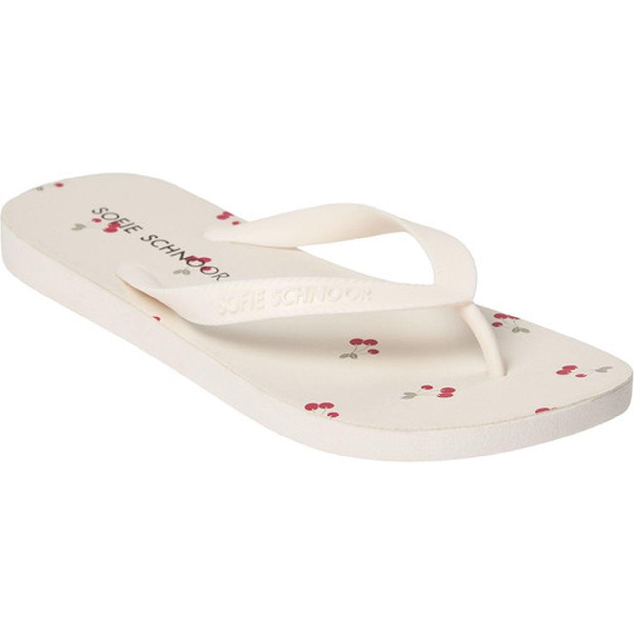 Sofie Schnoor Off White AOP Cherry Sandal - Str. 39