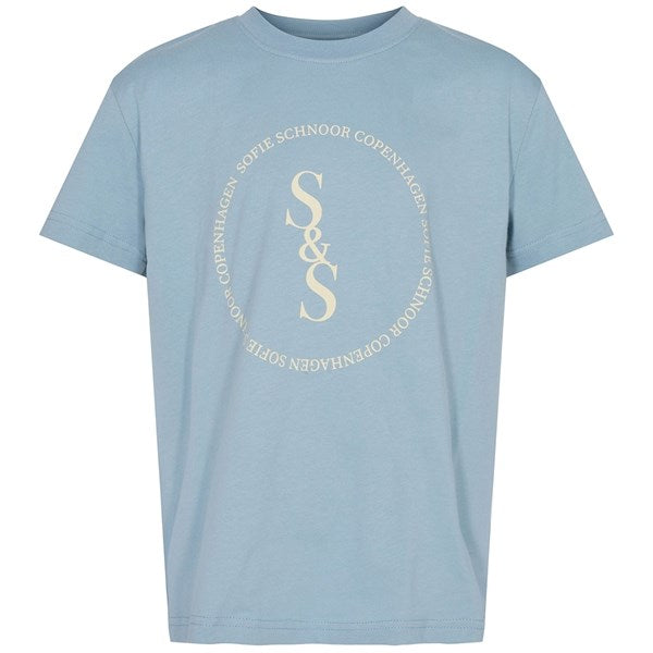 Sofie Schnoor Light Blue T-shirt - Str. 14 år/164 cm