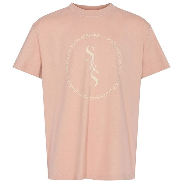 Sofie Schnoor Light Rose T-shirt - Str. 10 år/140 cm