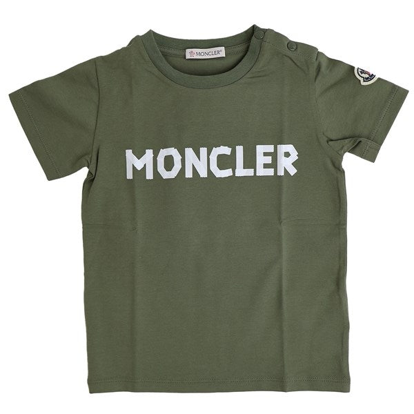 Moncler T-Shirt Medium Green - Str. 3 år