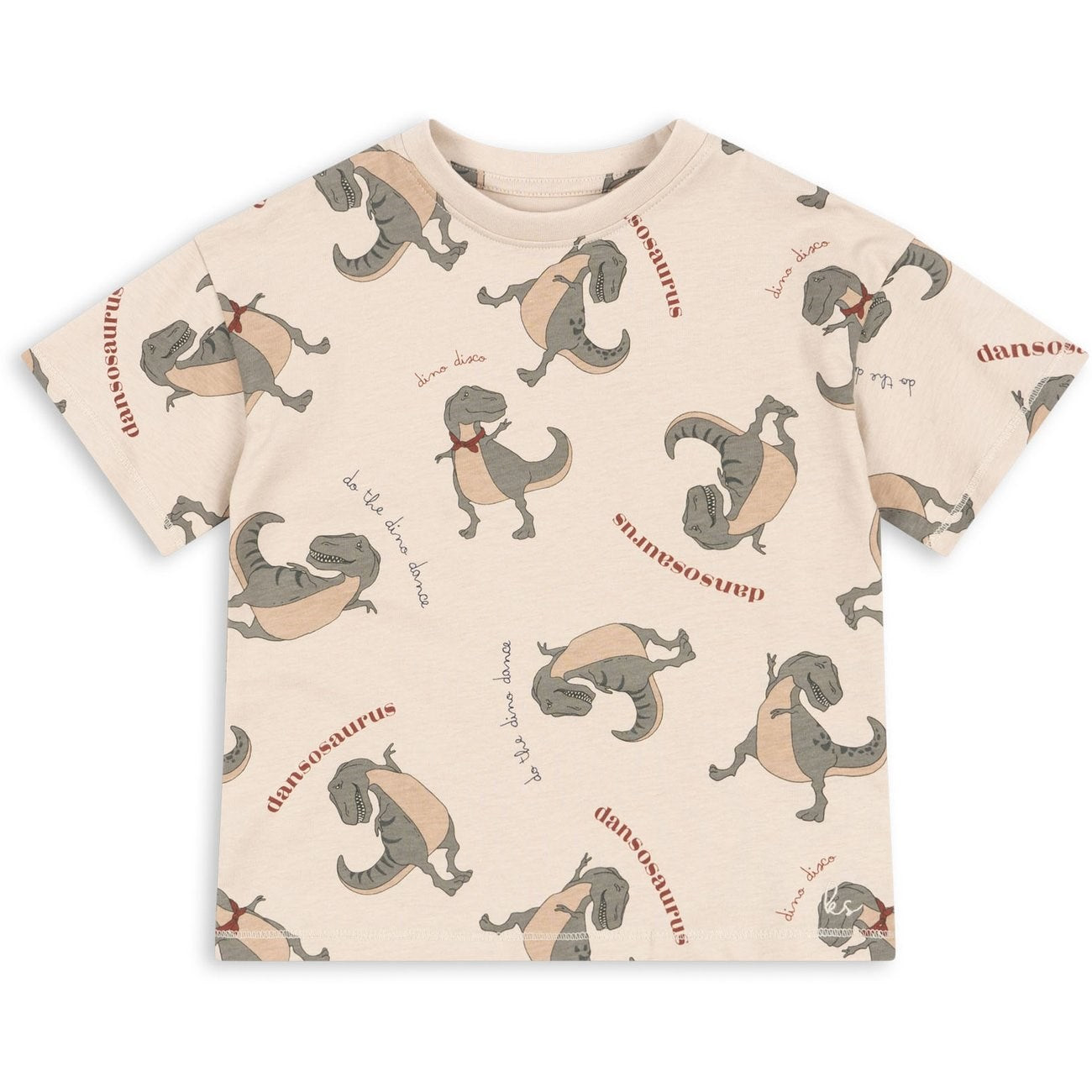 Konges Sløjd Dansosaurus Lin T-shirt - Str. 9 mdr