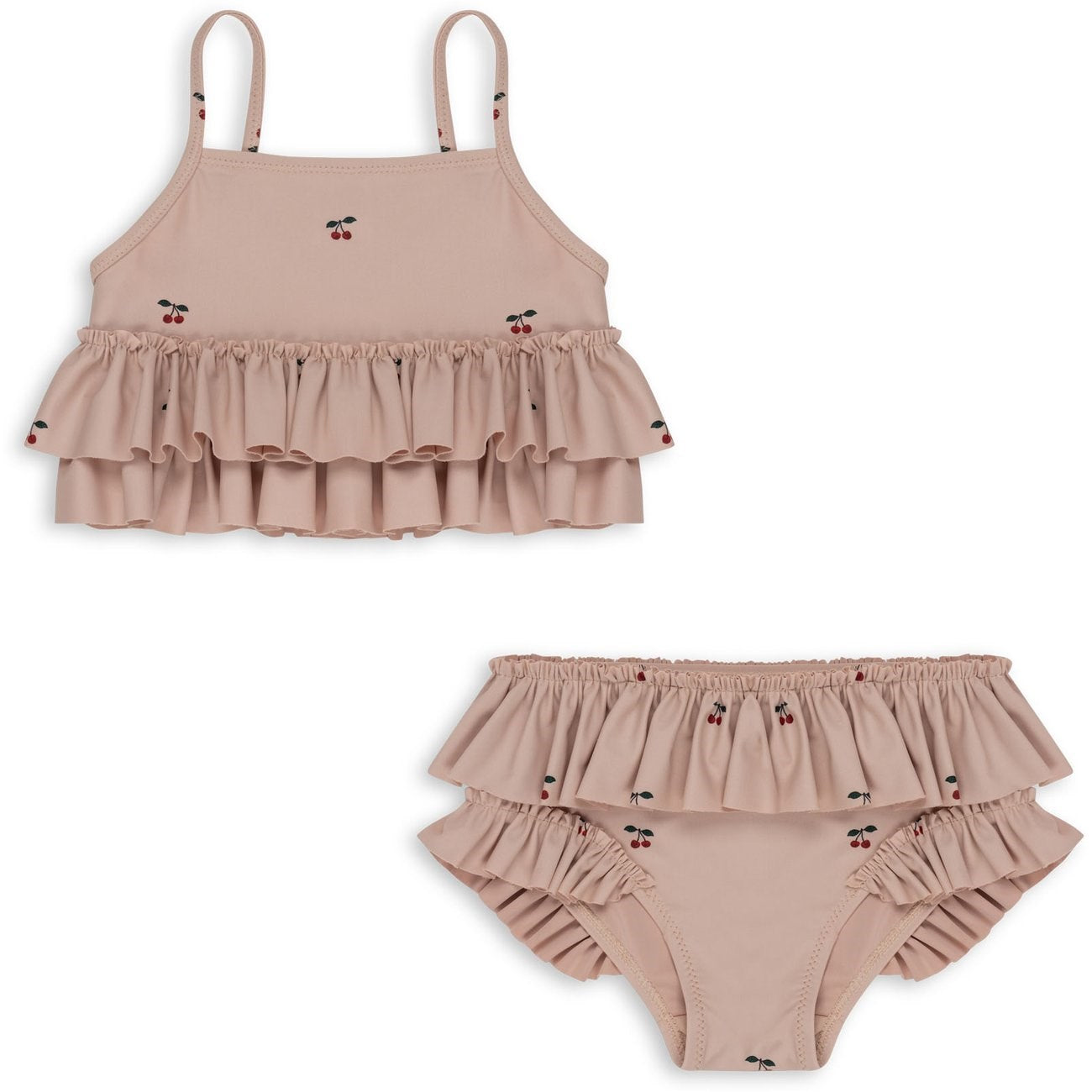 Konges Sløjd Manuca Frill Bikini Cherry Blush - Str. 4 år