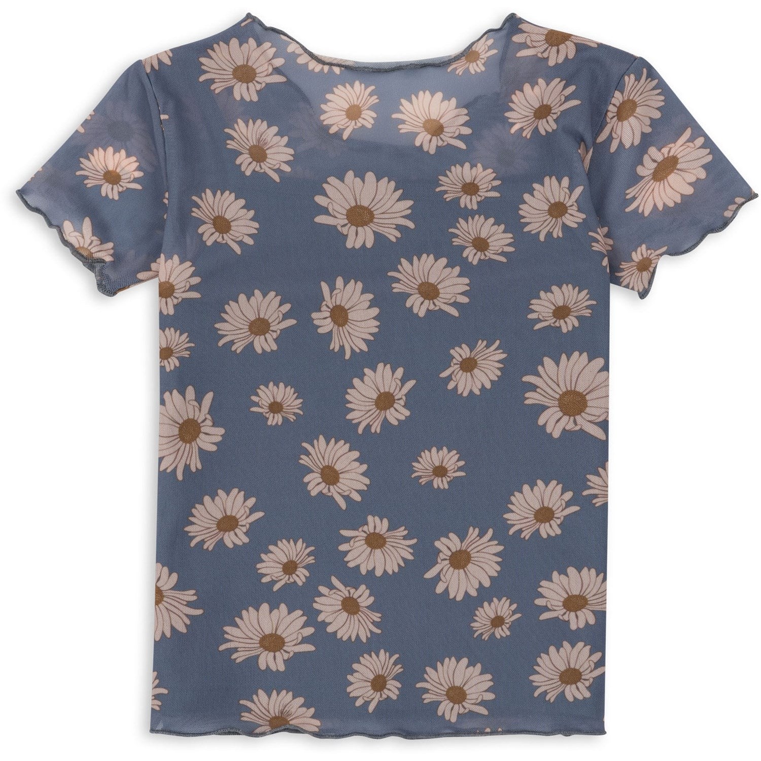 Konges Sløjd Daisy Blue Mel T-shirt - Str. 3 år