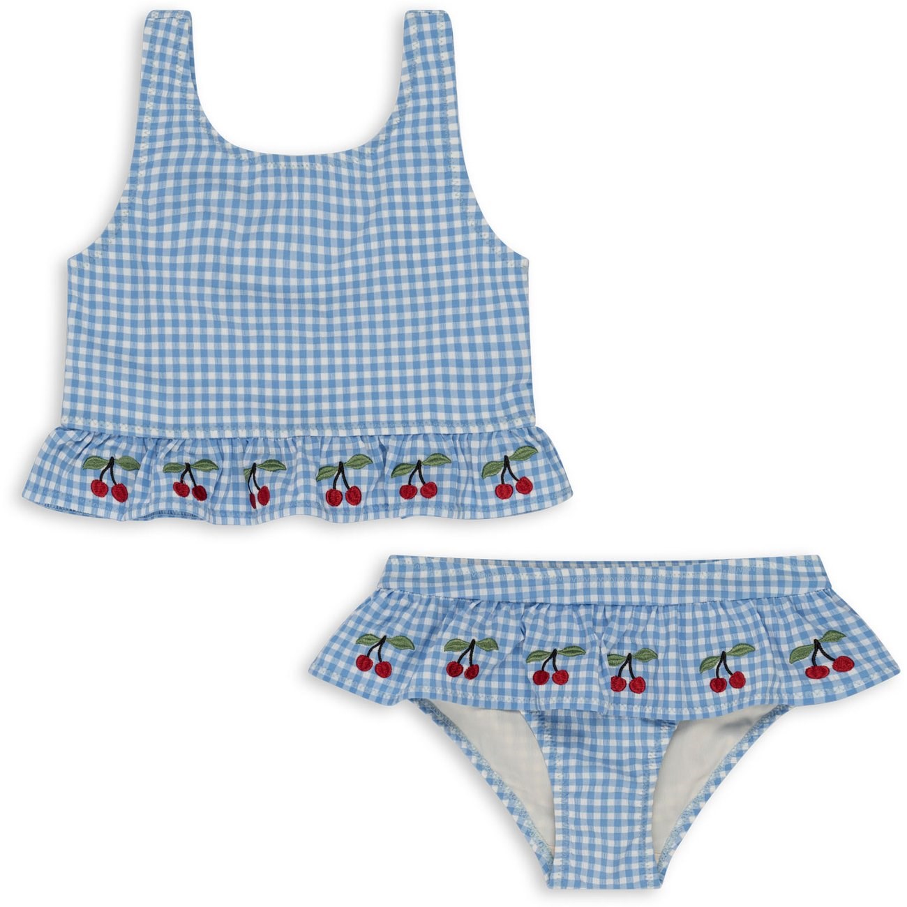 Konges Sløjd Soline Bikini Provence/White Swan - Str. 7-8 år