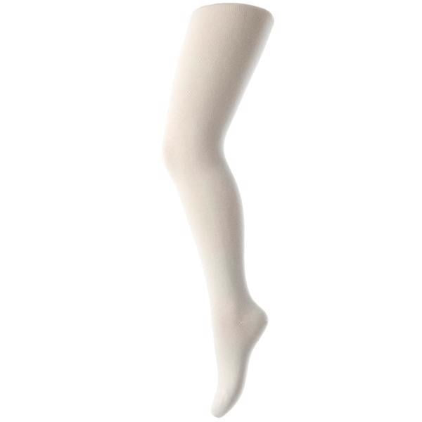 MP 326 Cotton Plain Tights 432 Show White - Str. 5-6 år/120 cm