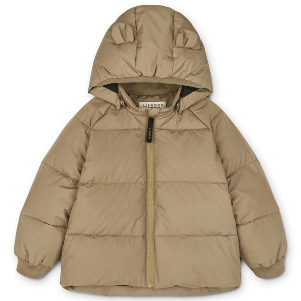 Liewood Polle Puffer Jakke Oat - Str. 12 mdr/80 cm