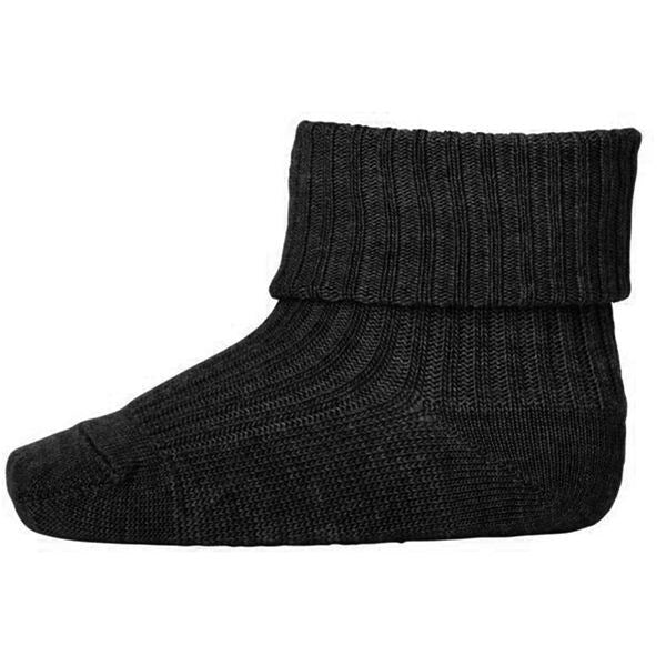 MP 589 Wool Socks Rib 497 Dark Grey - Str. Str. 15-16/000