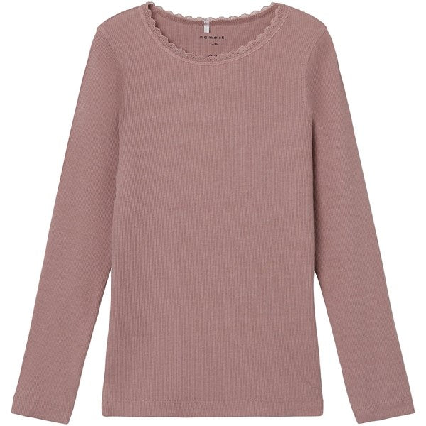 Name it Deauville Mauve Kab Slim Noos Bluse - Str. 122/128