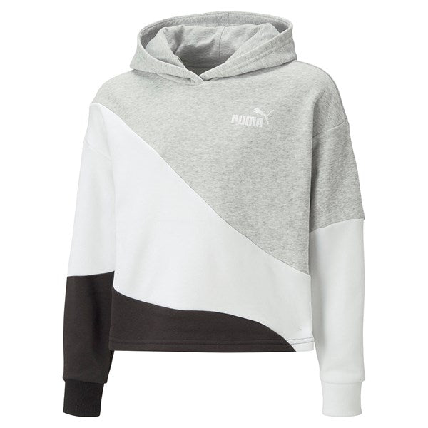 Puma Hoodie Puma Grey/White/Black - Str. 152 cm