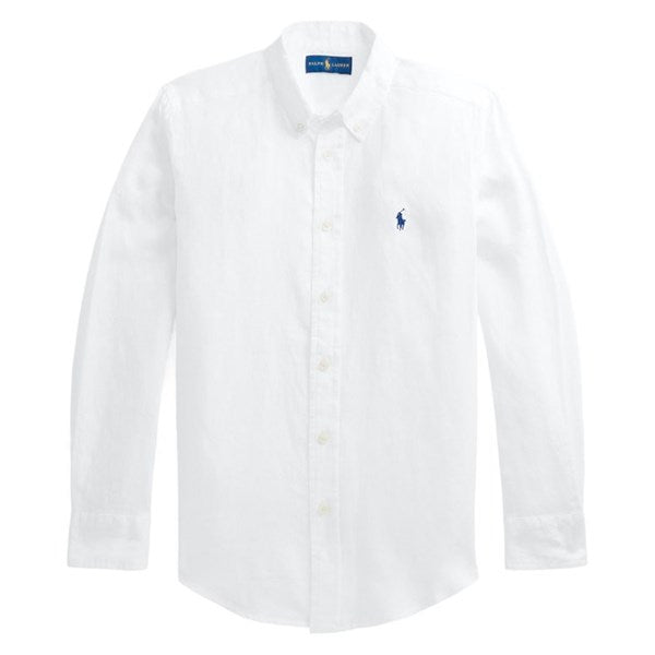 Polo Ralph Lauren Boy Skjorte White - Str. 5 år