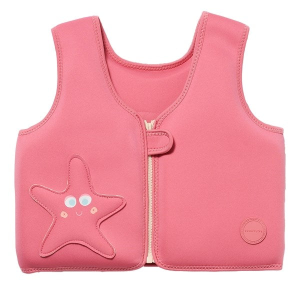 SunnyLife Svømmevest Ocean Treasure Rose - Str. 3-6 år