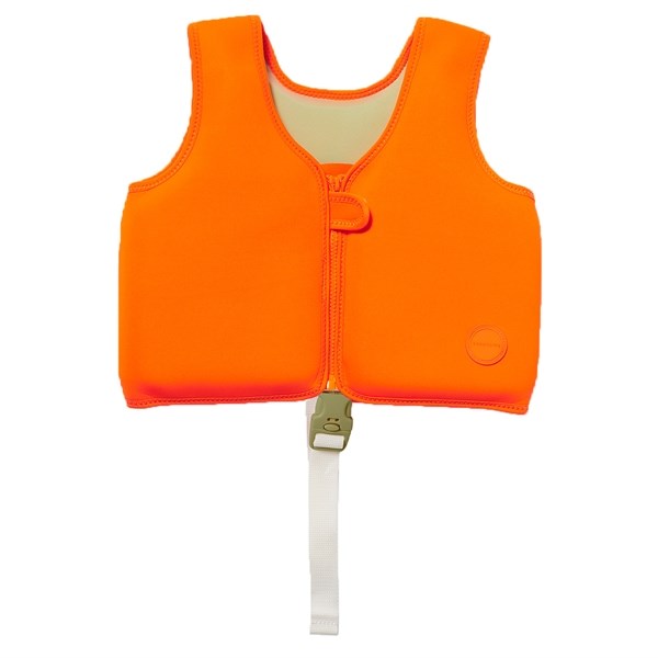 SunnyLife Svømmevest Sonny the Sea Creature Neon Orange - Str. 3-6 år