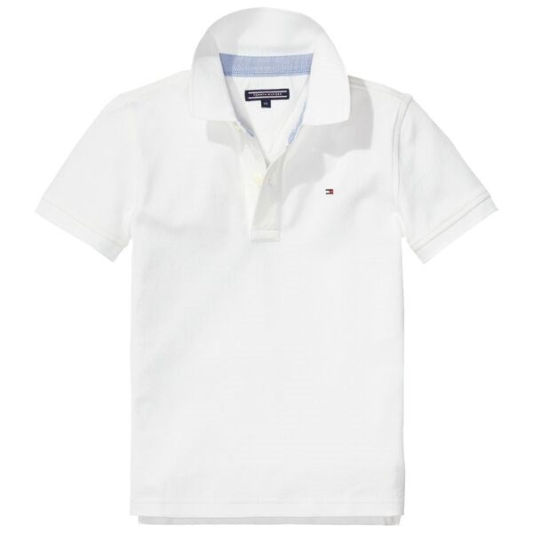 Tommy Hilfiger Boy Tommy Polo SS White - Str. 98 cm/3 år