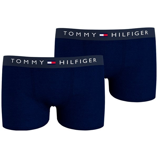 Tommy Hilfiger Boxershorts 2-pak Desert Sky/Desert Sky - Str. 6-7 år