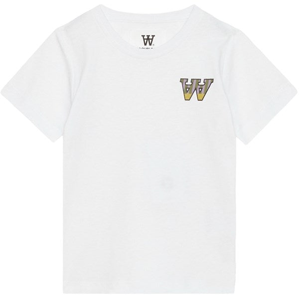 Wood Wood White Ola Usaa T-Shirt - Str. 11-12 år