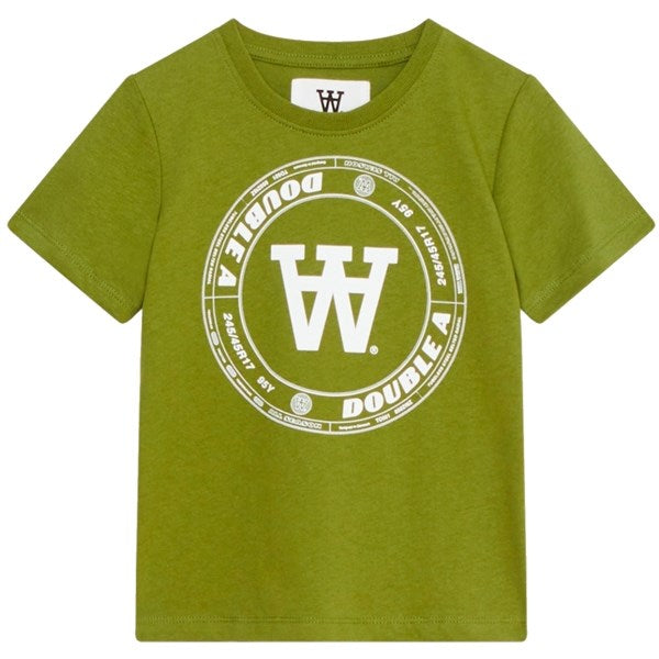 Wood Wood Fatique Green Ola Tirewall T-Shirt - Str. 13-14 år