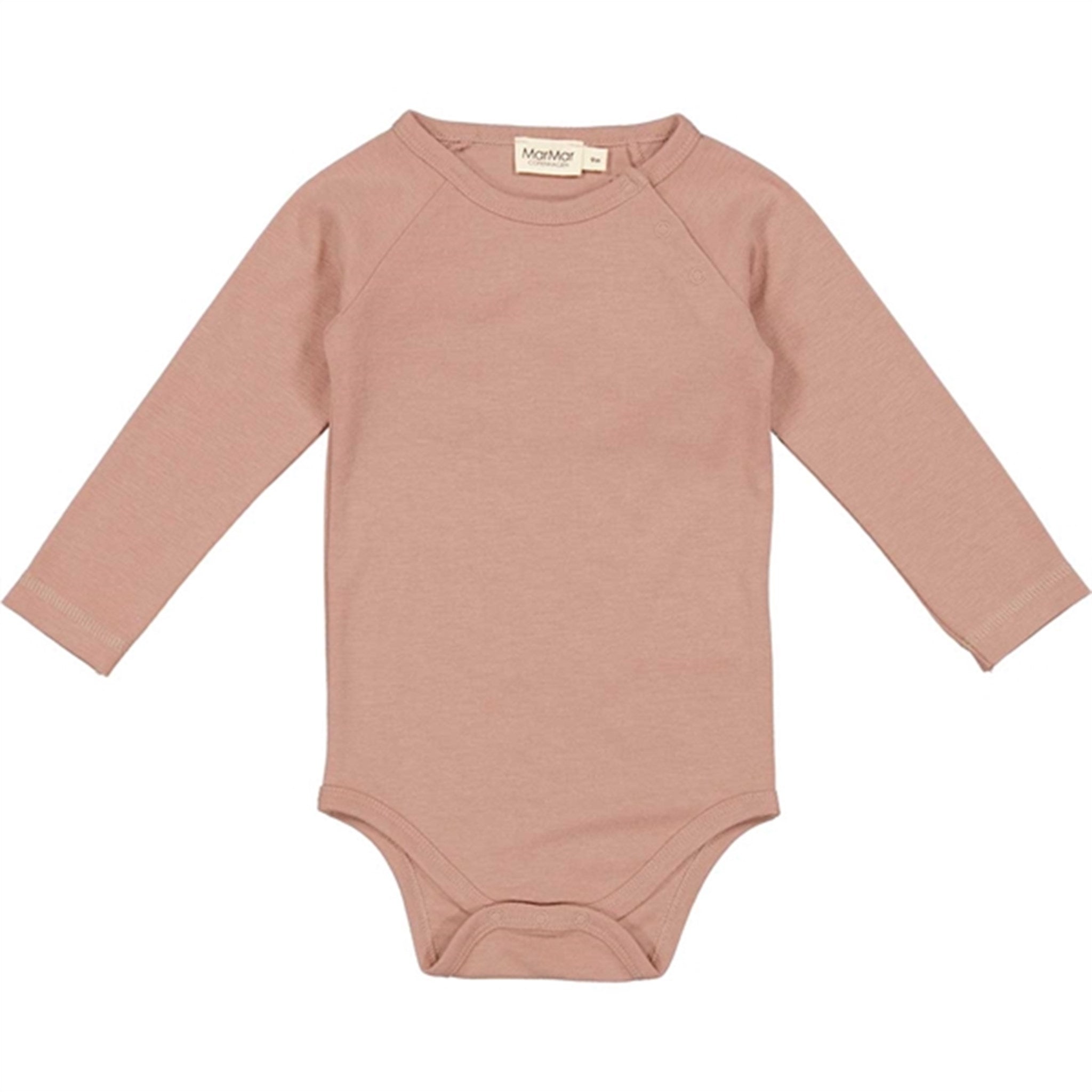 MarMar Burnt Rose Baselayer Body L/Æ - Str. 1,5 år/86 cm