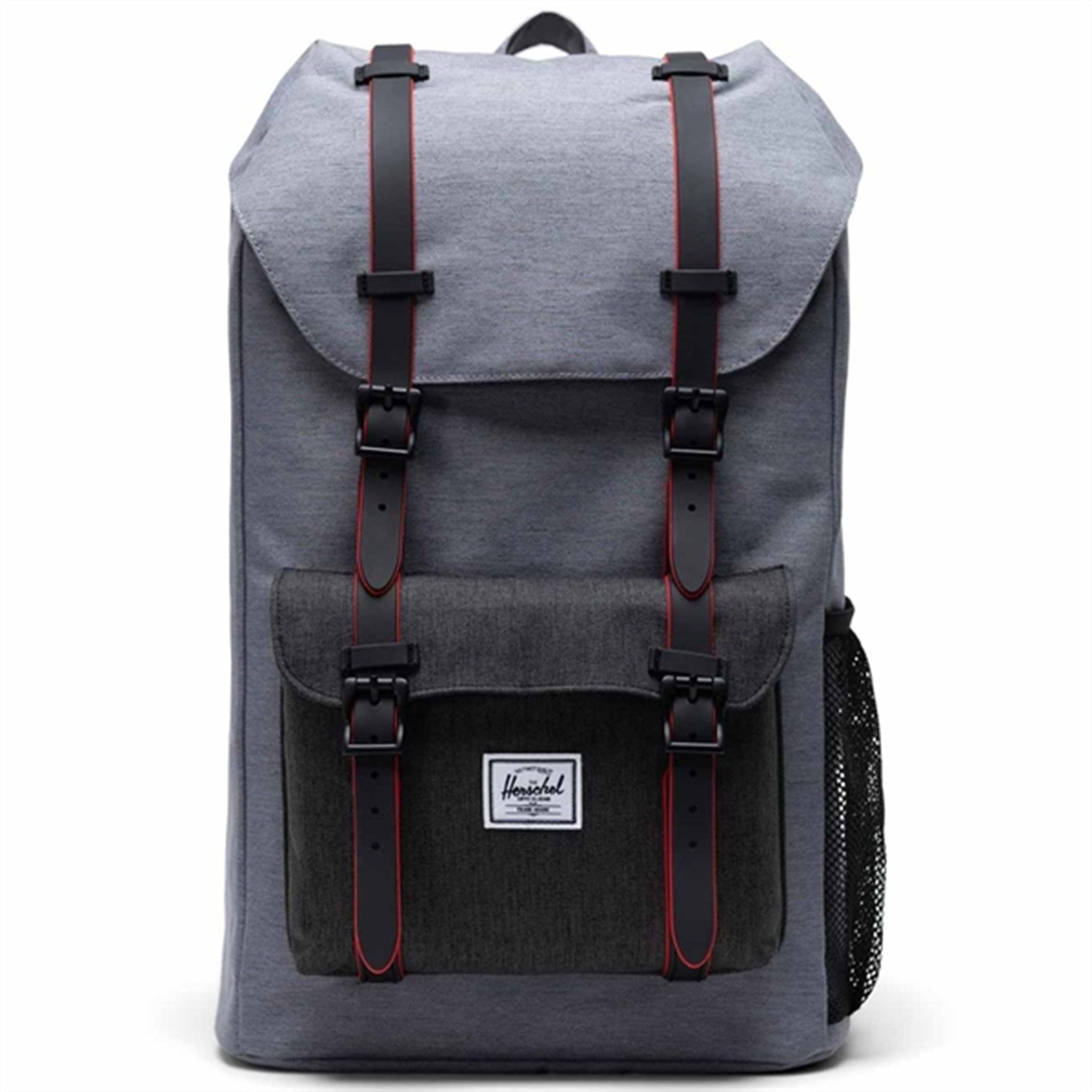 Herschel Little America Youth Rygsæk Mid Grey Crosshatch/Black Crosshatch