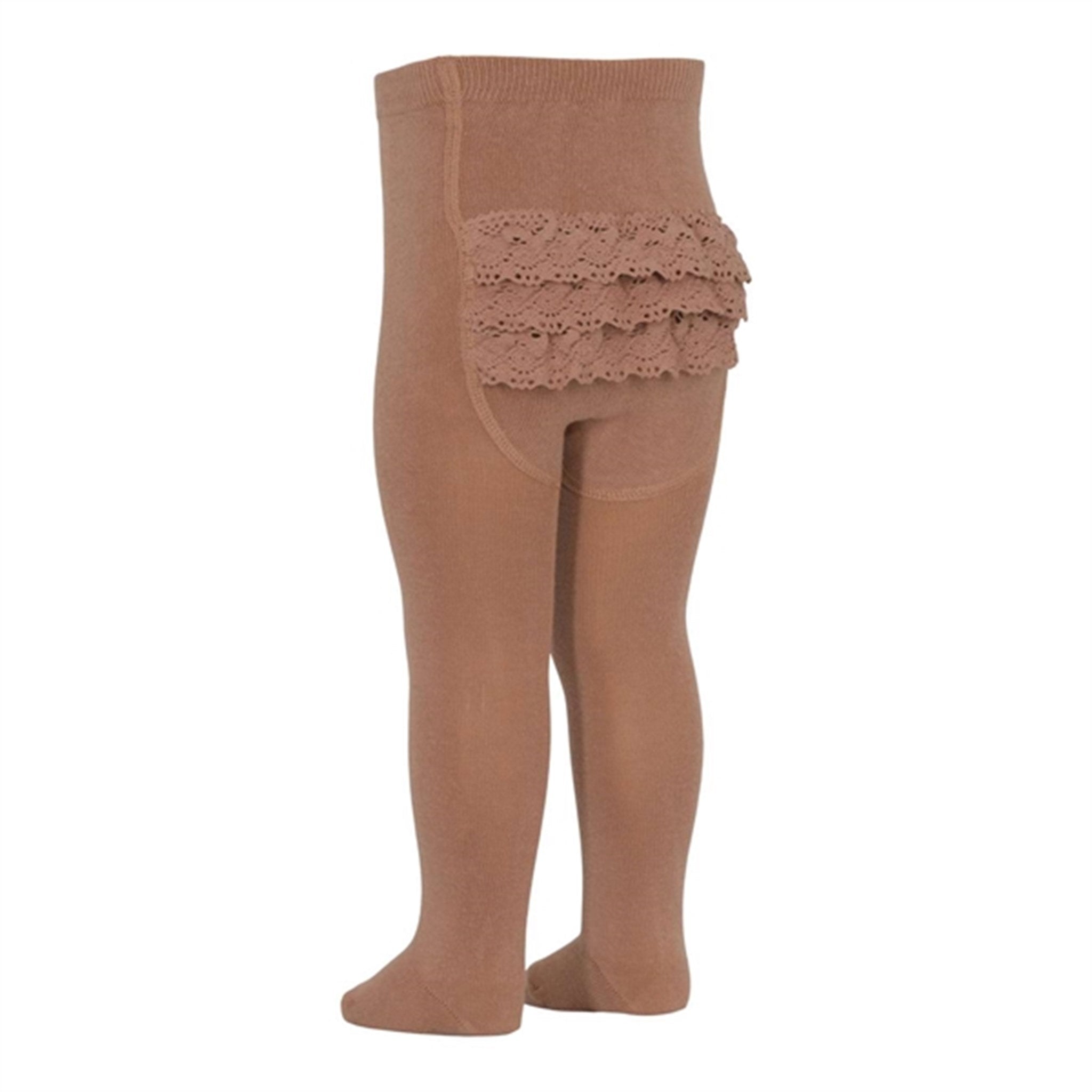 MP 350 Cotton Tights Lace 858 Tawny Brown - Str. 70
