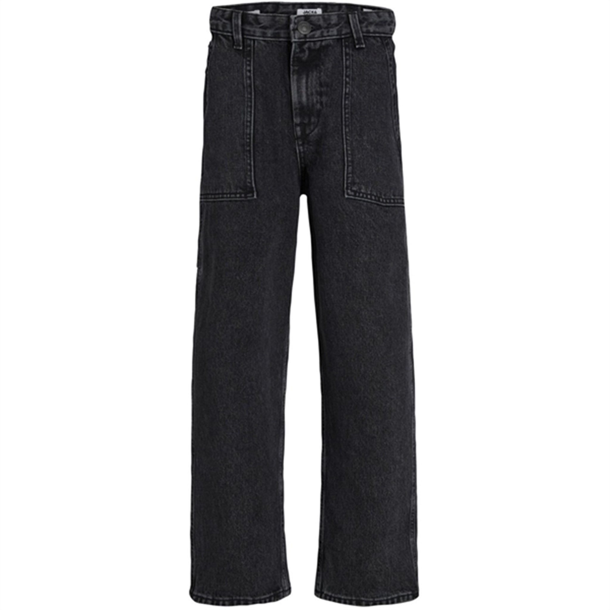 Jack & Jones Junior Black Denim Chris Utility 823 Bukser - Str. 140