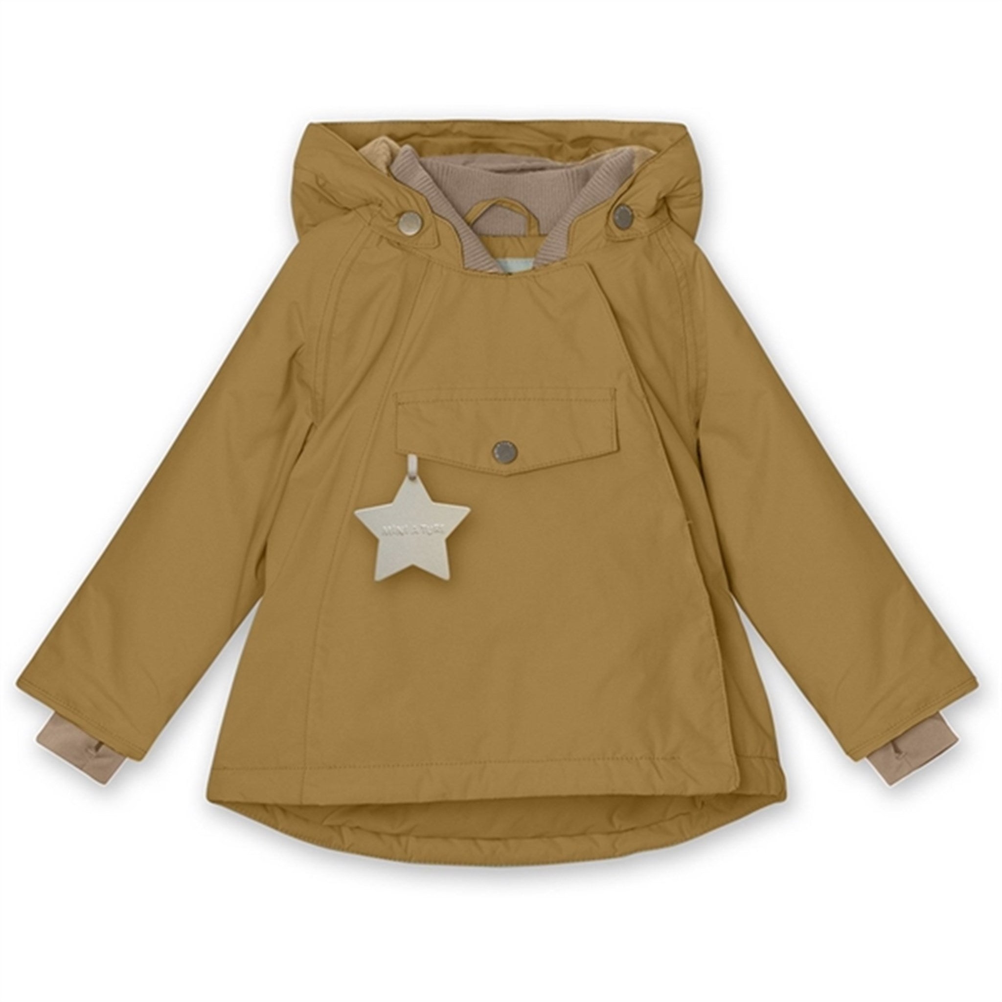 MINI A TURE Wang Fleece Vinterjakke Medal Bronze - Str. 12 mdr/80 cm