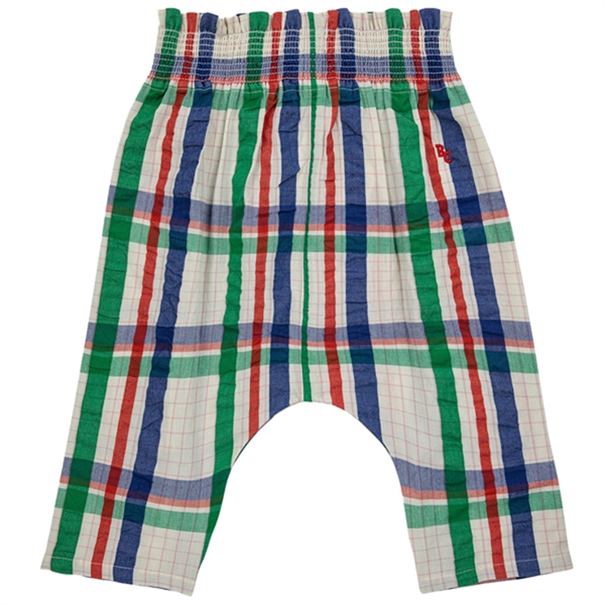 Bobo Choses Baby Madras Checks Woven Harem Baggy Bukser Multicolor - Str. 24 mdr