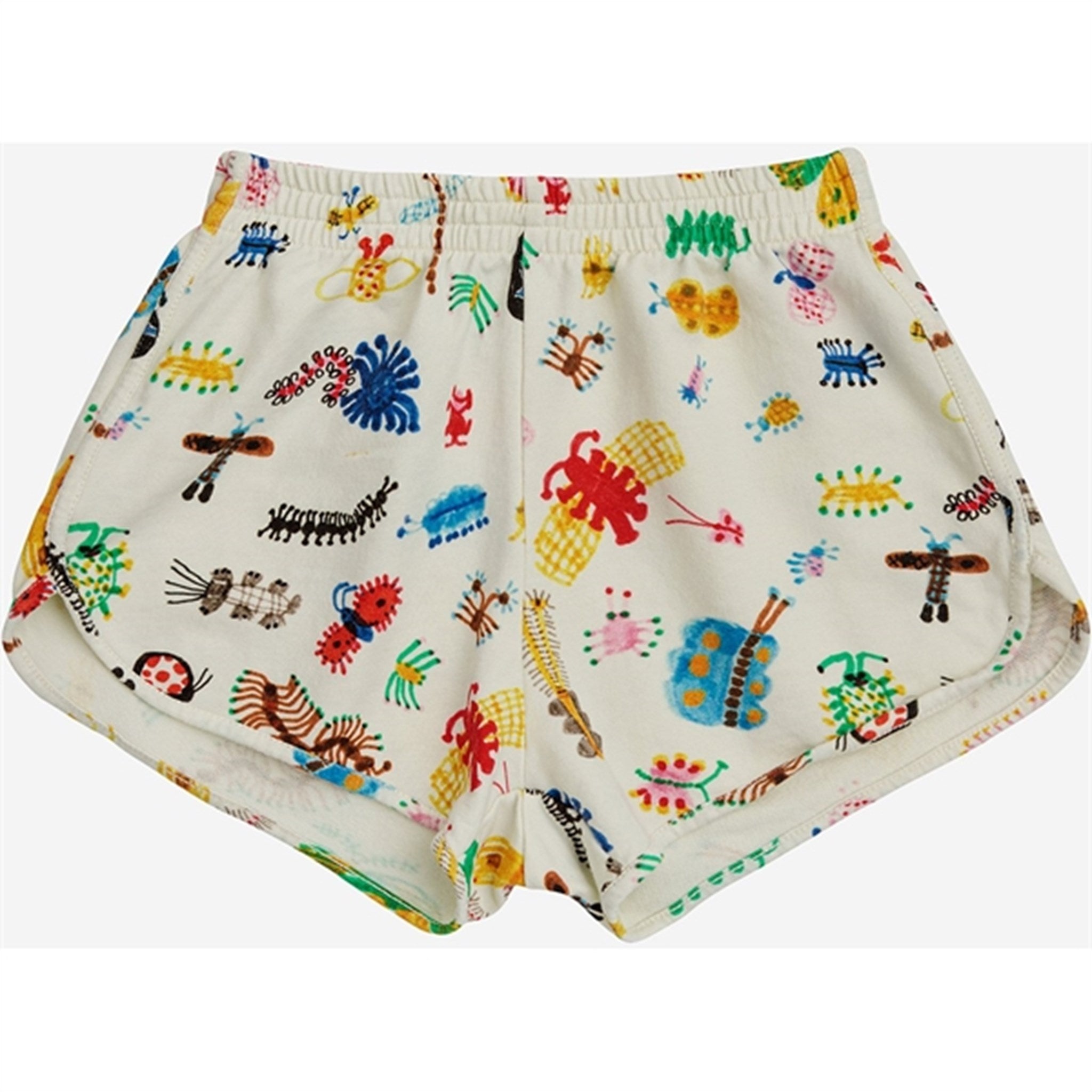 Bobo Choses Funny Insects All Over Løbeshorts Offwhite - Str. 8-9 år
