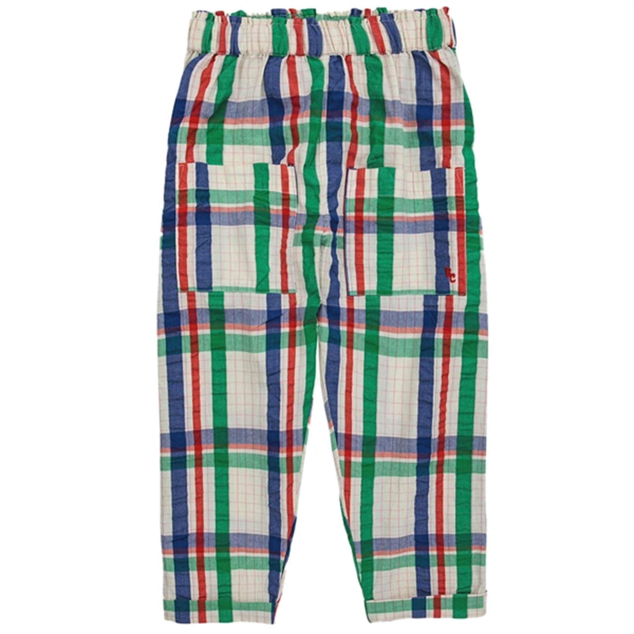 Bobo Choses Madras Checks Woven Bukser Baggy Multicolor - Str. 8-9 år