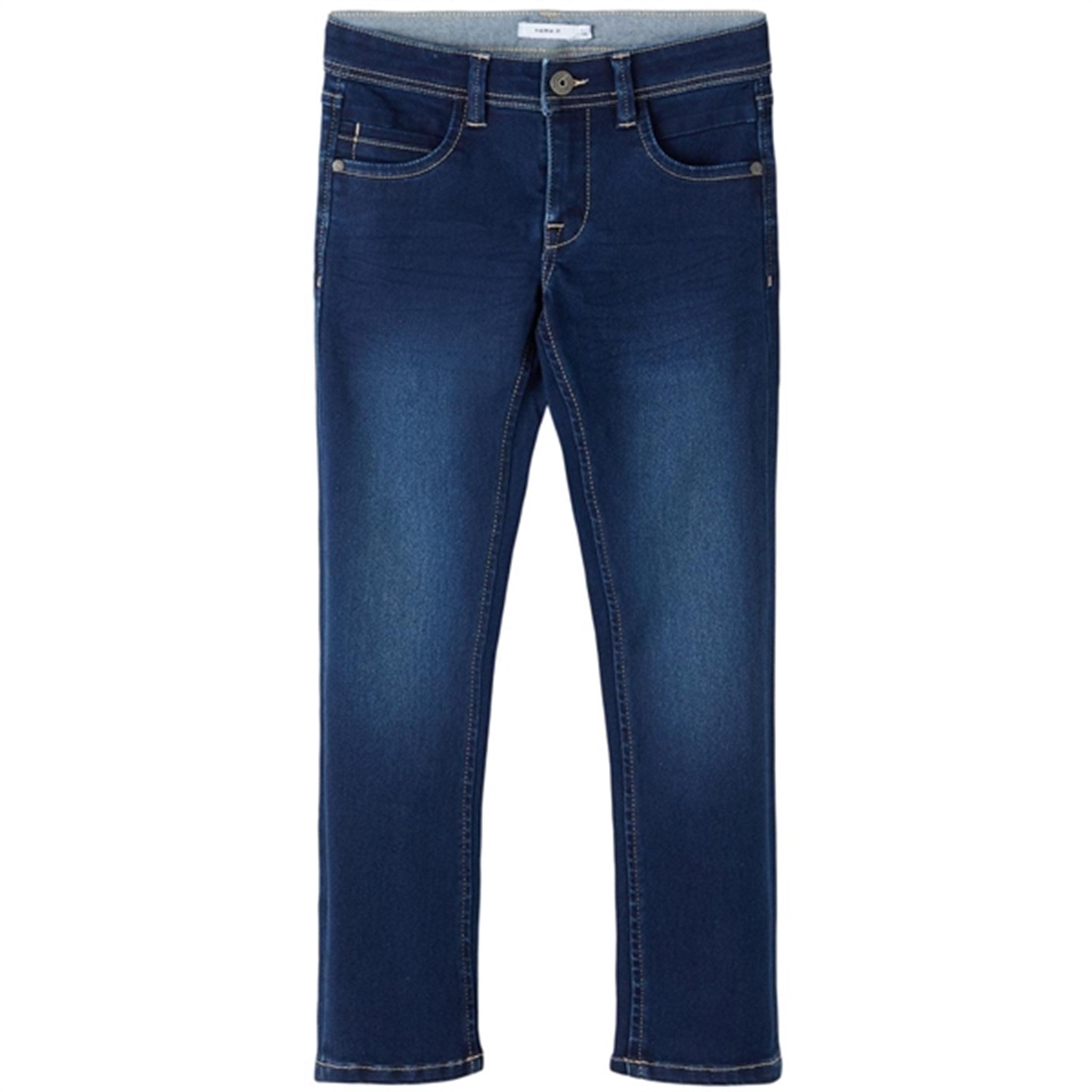 Name it Dark Blue Denim Silas Slim Jeans Noos - Str. 140