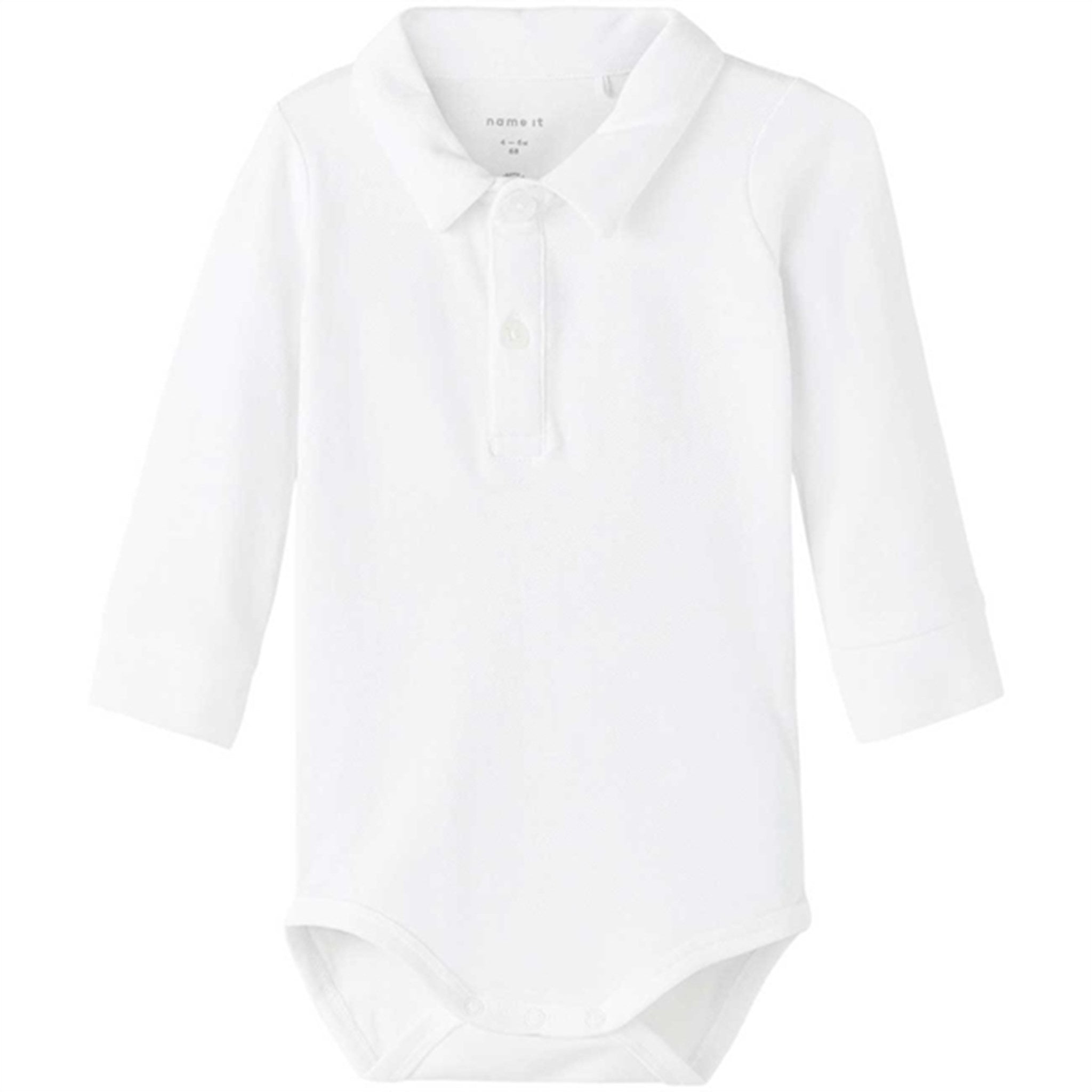 Name it Bright White Rolger Body Polo - Str. 50