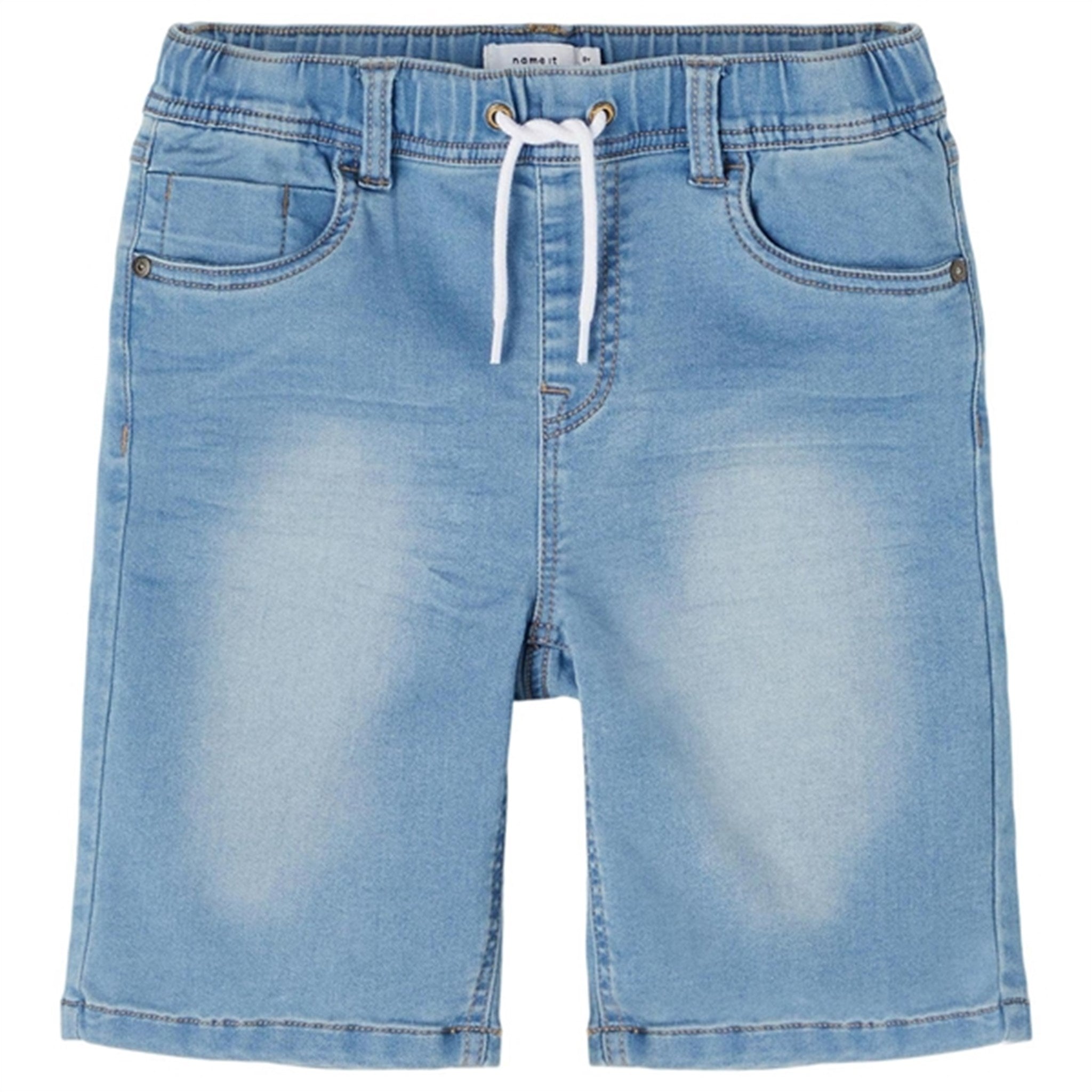 Name it Light Blue Denim Ryan Jogger Denim Shorts Noos - Str. 122