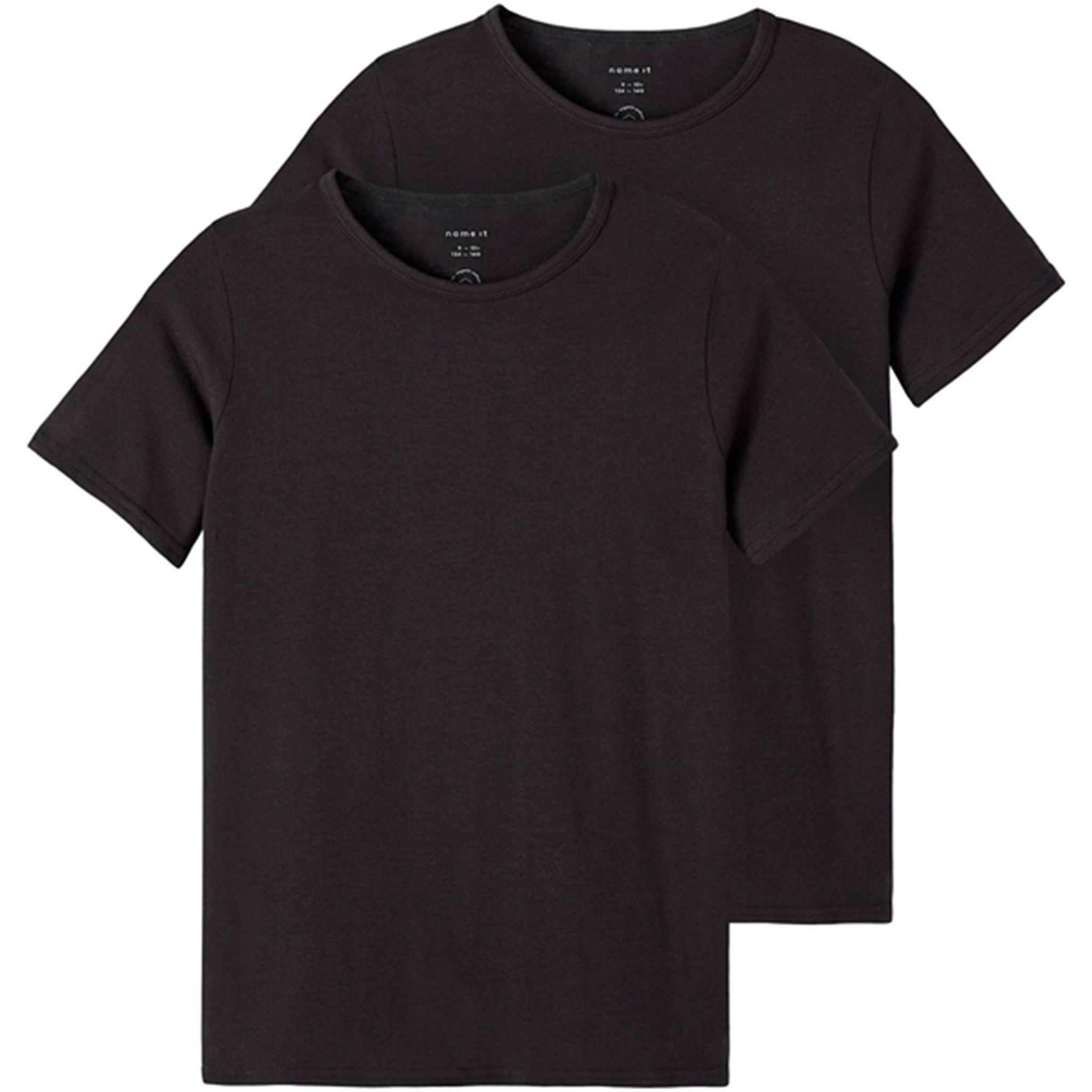 Name it Black Slim T-Shirt 2-pak Noos - Str. 122/128