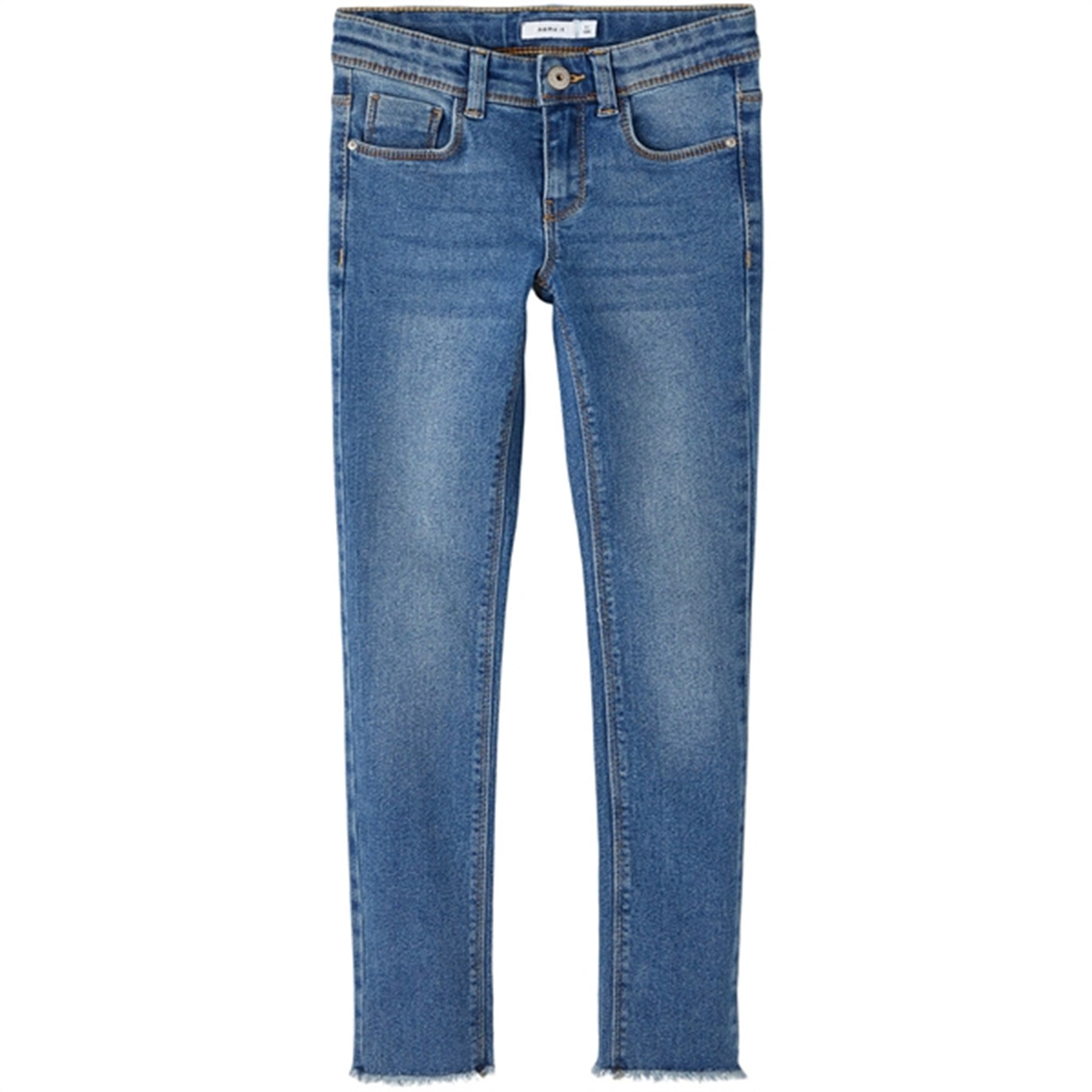 Name it Medium Blue Denim Polly Skinny Jeans Noos - Str. 128