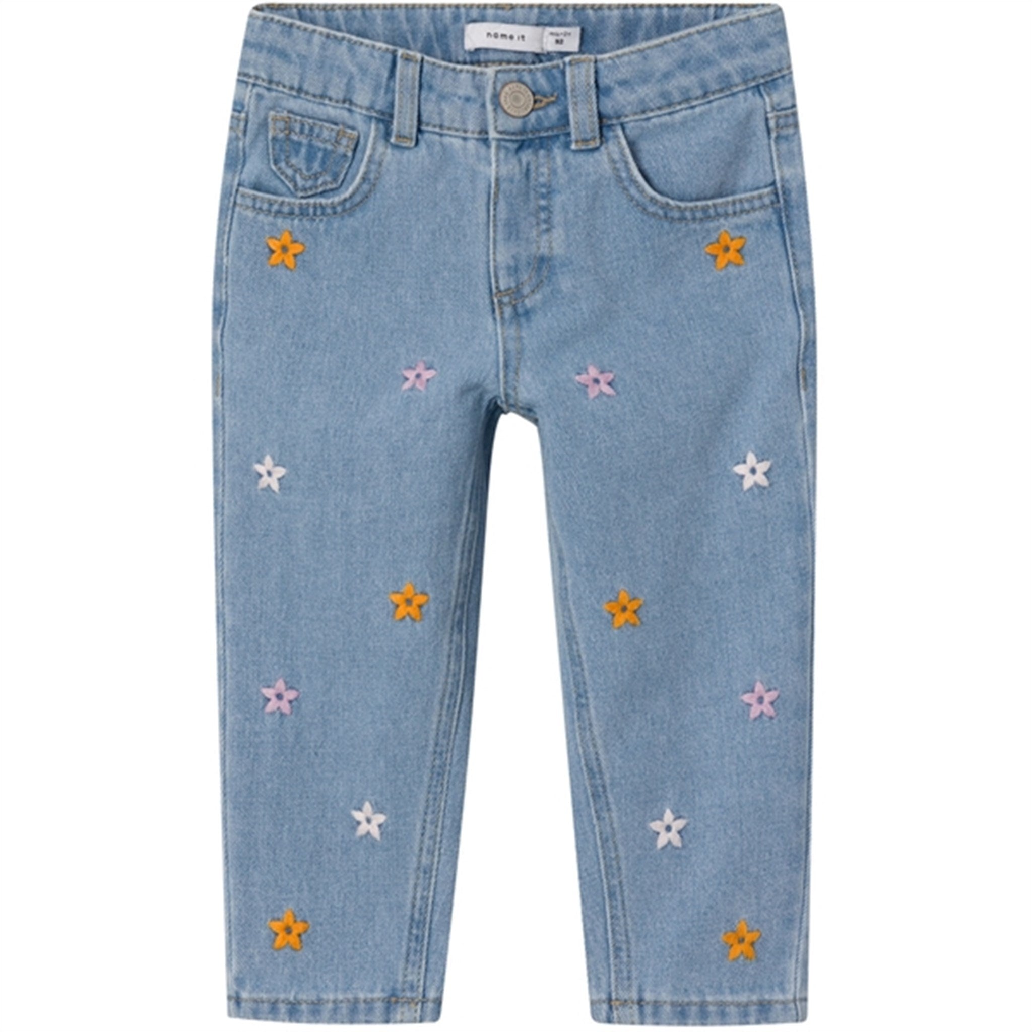 Name it Light Blue Denim Bella Mom Jeans Noos - Str. 92