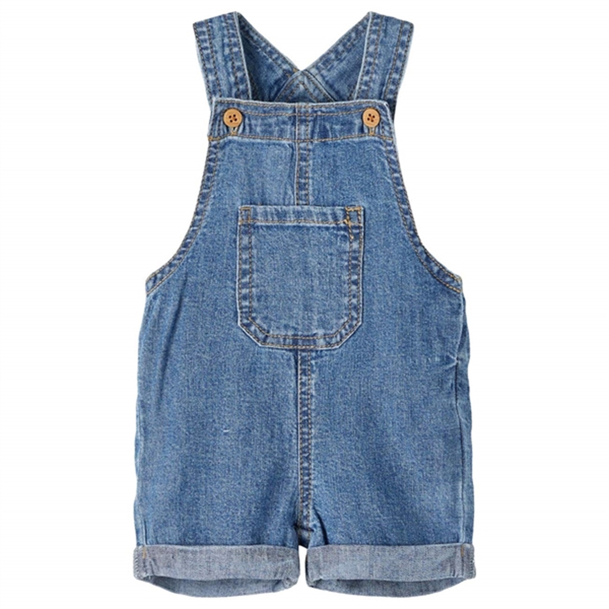 Name it Dark Blue Denim Lou Denim Shorts Overall - Str. 50