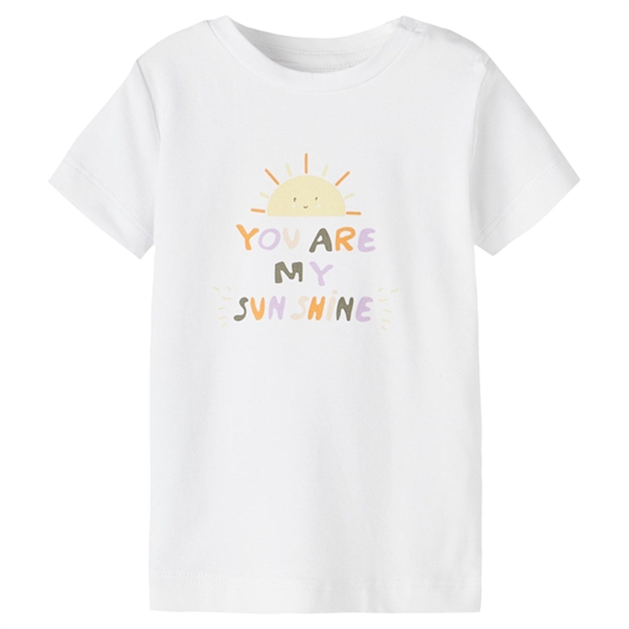 Name it Bright White Hessa T-Shirt - Str. 50