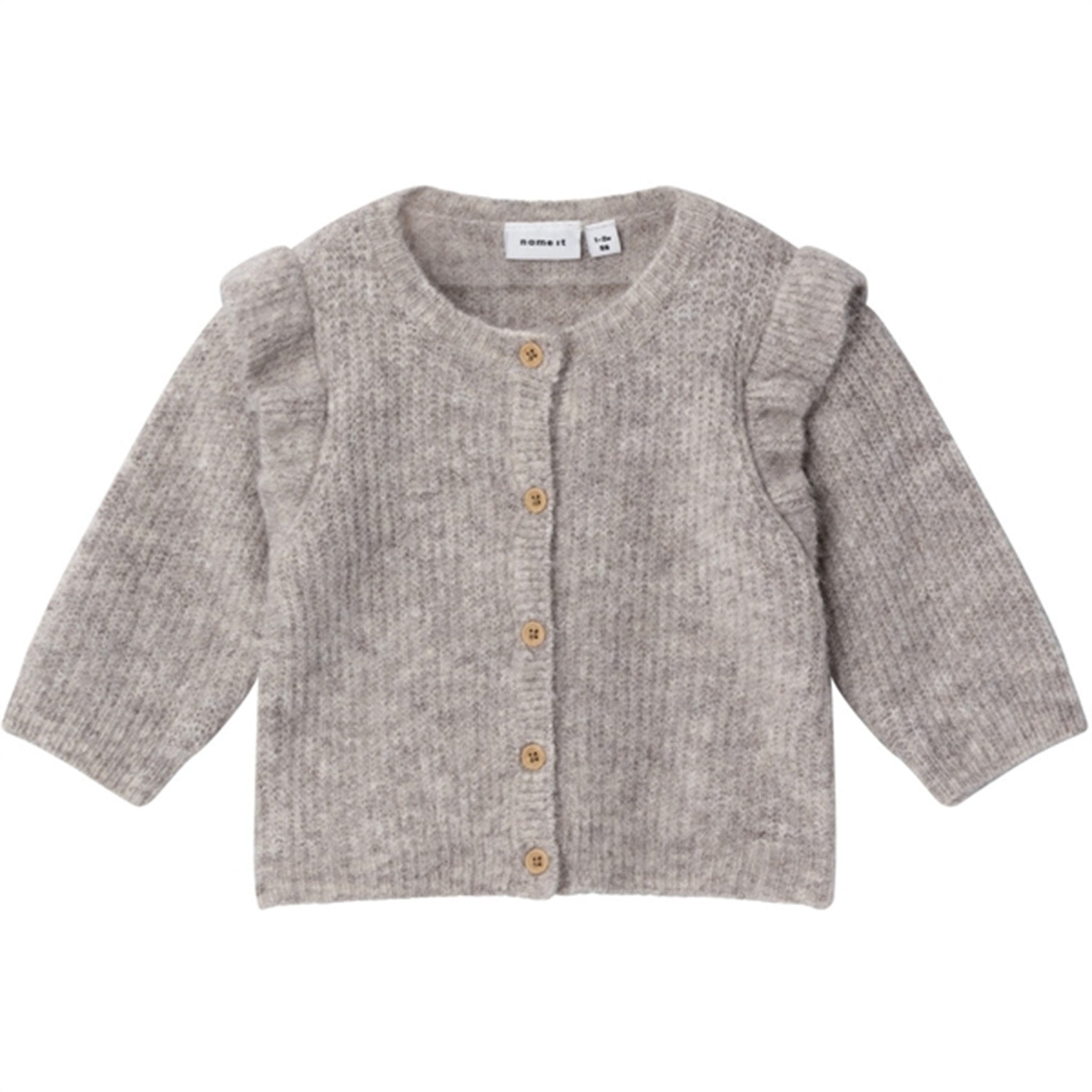 Name it Peyote Melange Sollar Strik Cardigan - Str. 62