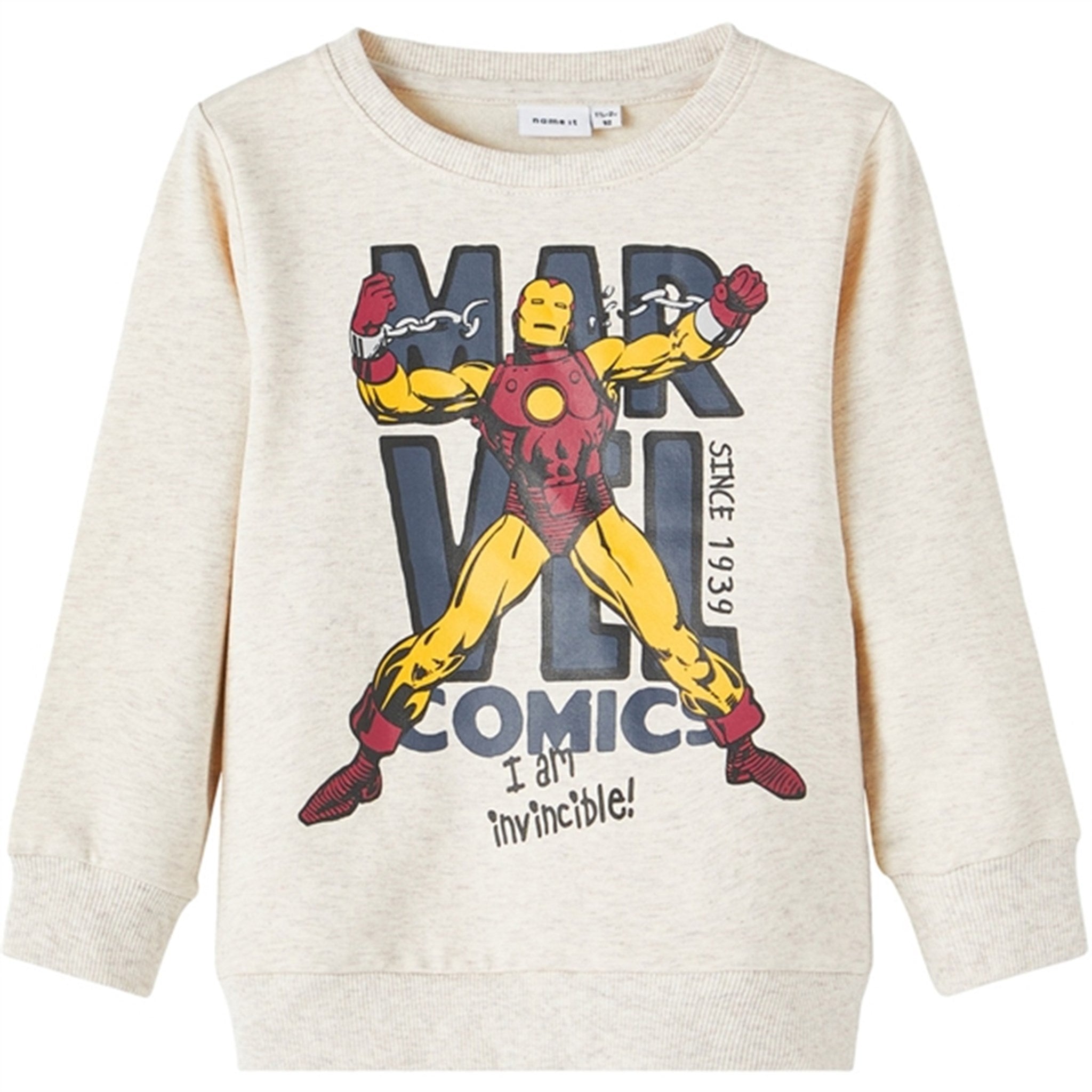 Name it Peyote Melange Naag Marvel Sweatshirt - Str. 98